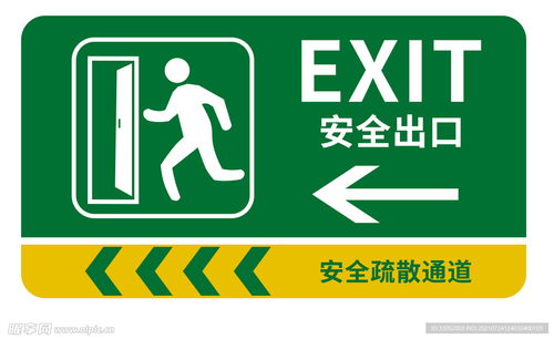 安全出口通道標(biāo)識(shí)設(shè)計(jì)圖